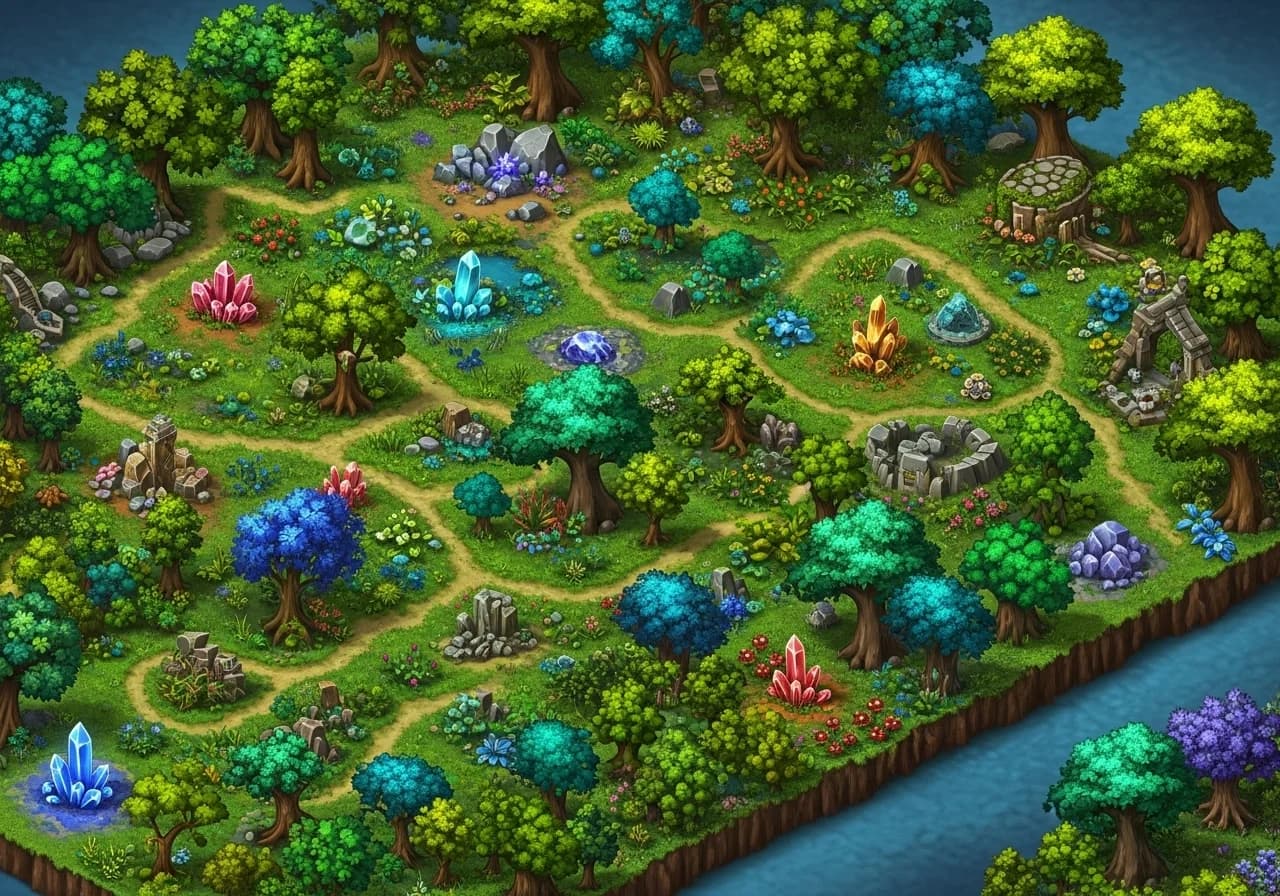 Fantasy Forest Map Fantasygen