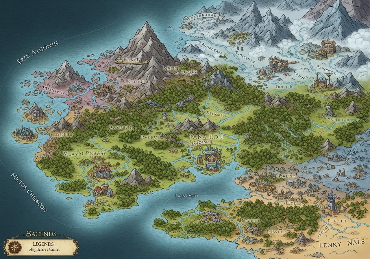 Fantasy Map Generator Example