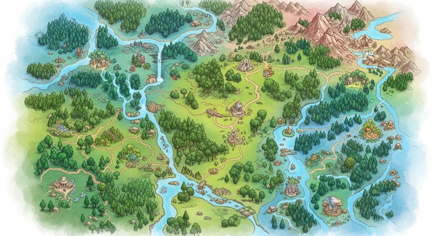 Fantasy Forest Map Fantasygen Created