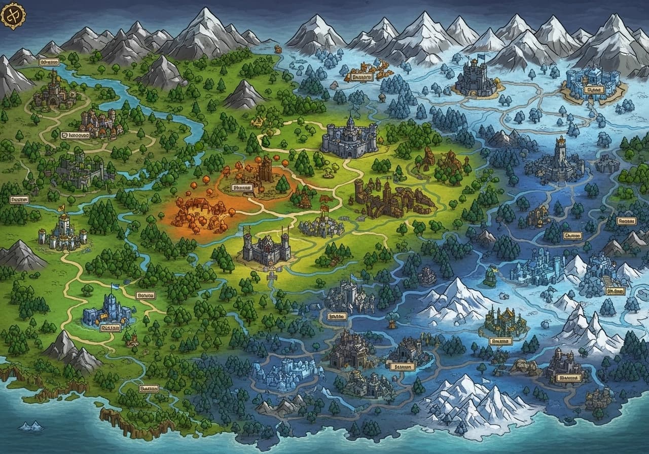 Fantasy Dynamic Battle Map