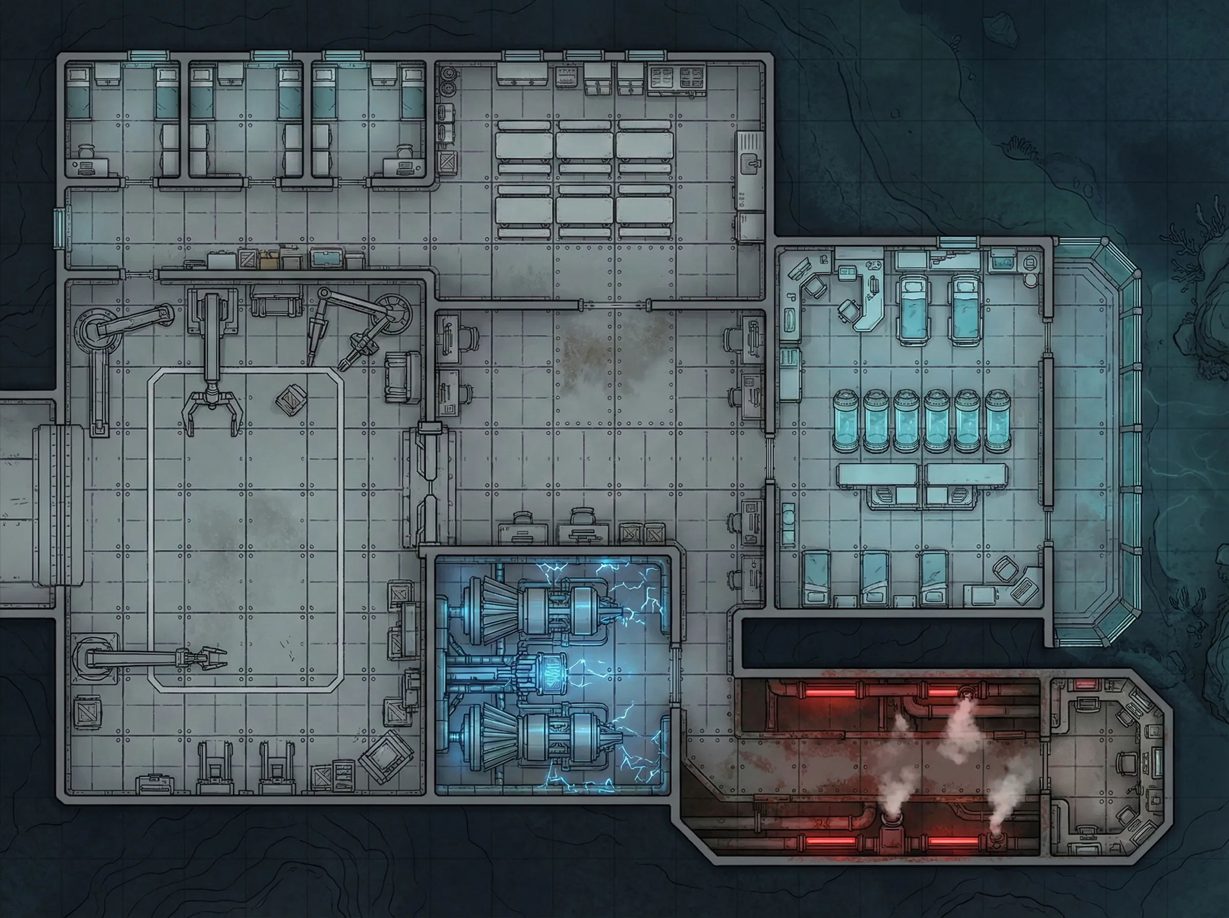 Sci-Fi Battlemaps