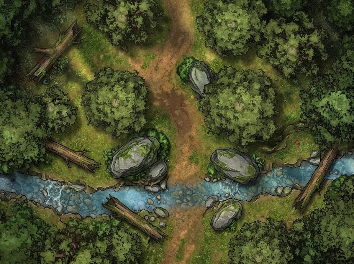 Forest Battle Map