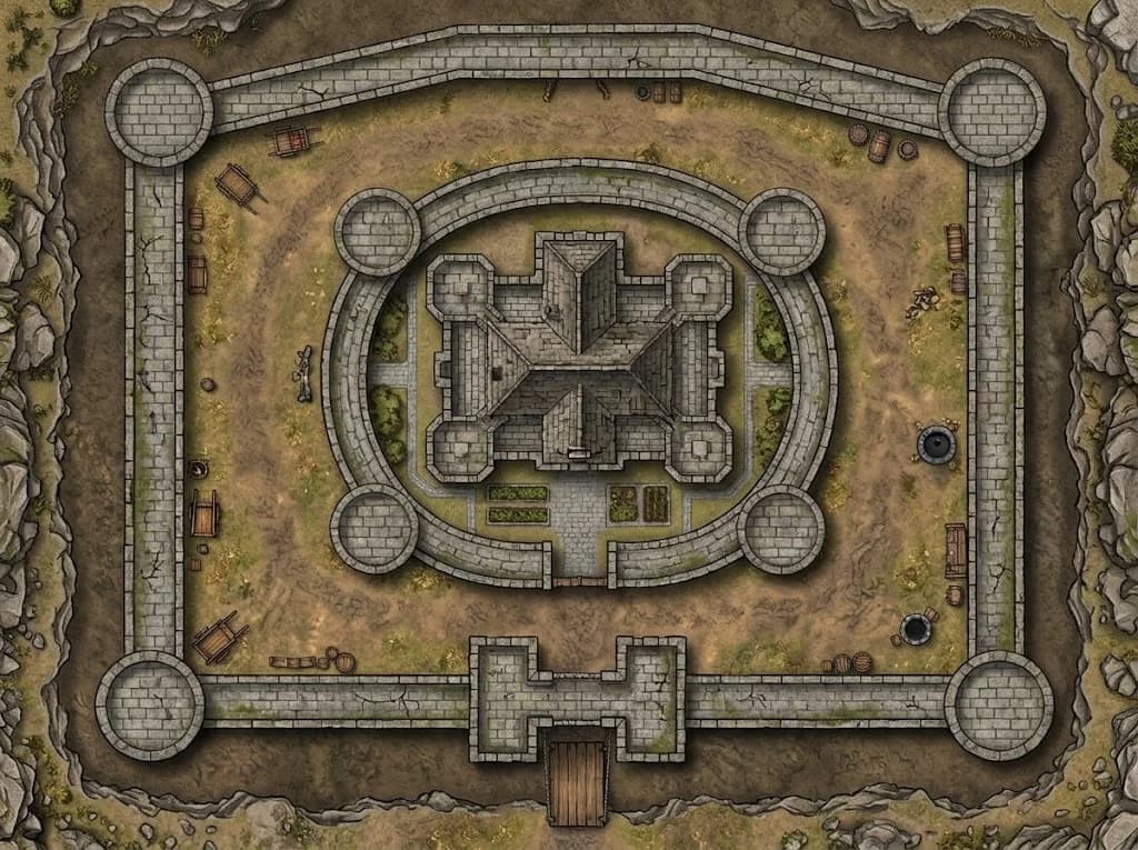 Générateur de plan de château