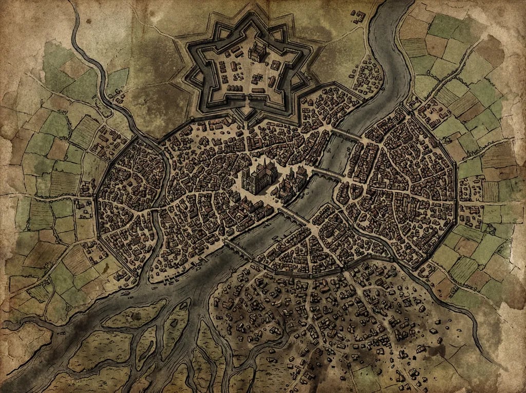 Fantasy Scifi Worlds Map