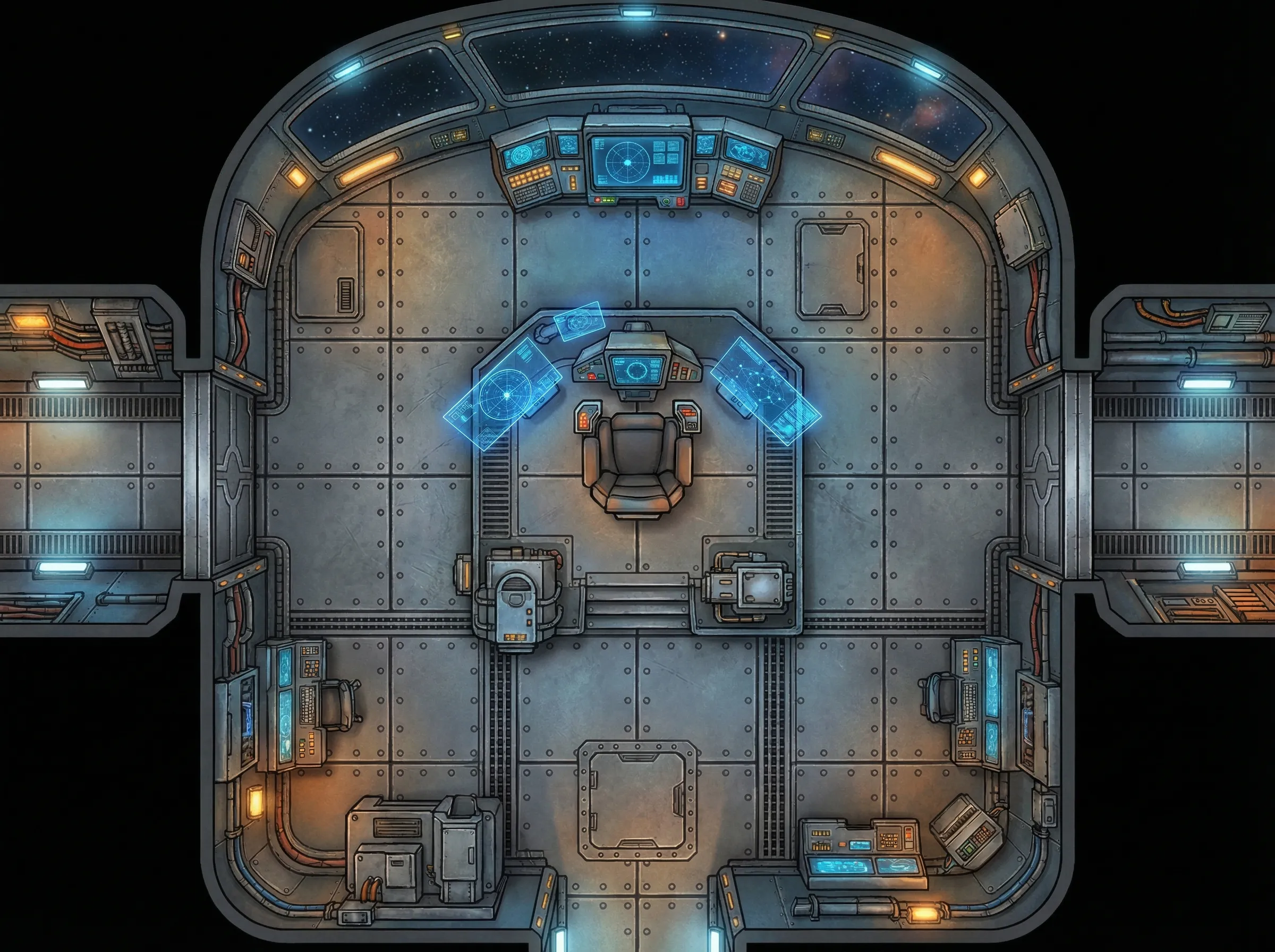 Sci-Fi Battlemaps Example
