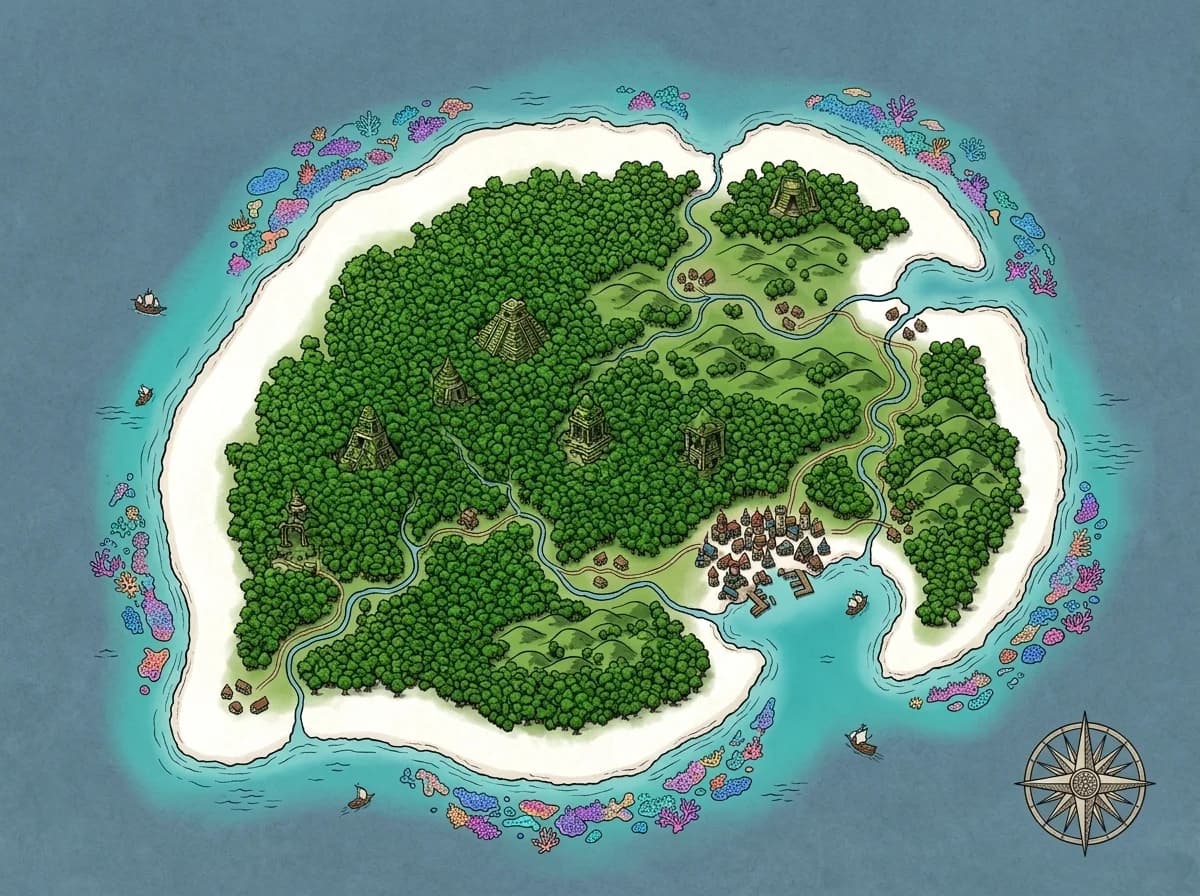 Générateur de carte d'île